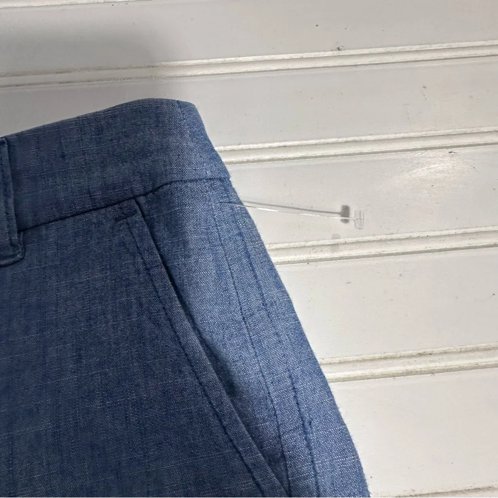 J Crew NWOT blue chambray shorts women’s 6